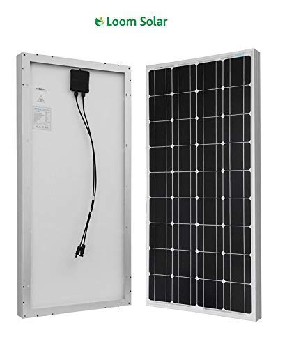 Loom Solar 120 watt-12 Volt Mono Crystalline Panel (Pack of 2)