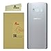 LUVSS Rear Glass Assembly for [Samsung Galaxy S8] G950 Back Glass Panel Replacement + Camera Glass + Flash Lens Cover Case Housing with Opening Tools Kit (Silver)