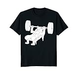 Cat Bench Press Powerlifting T-Shirt