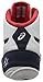 ASICS Men's JB Elite V2.0 Wrestling Shoe, White/Dark Navy/True Red, 7 M US