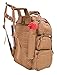 Backpack + Range Bag with Large Padded Deluxe Tactical Divider and 9 Clip Mag Holder - Rangemaster Gear Bag Explorer, Tan
