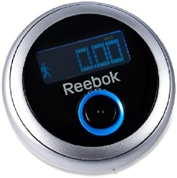 Reebok In Color Digital Pedometer For Fitness, Step and Distance Tracking, Time in Motion, Calories Burned And Speed (Silver)