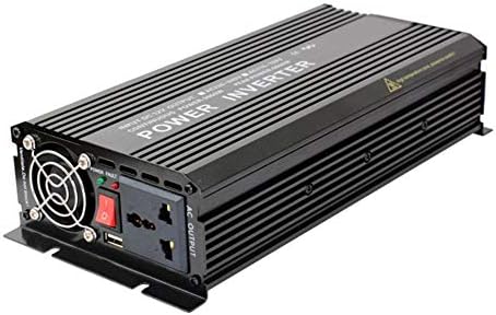 Taylor Kelsen Car Inverter 1000W/1500W/2000W/3000W Car Power Inverter DC 12V to AC 110V/220V 50Hz Converter Adapter (110V, 3000W)