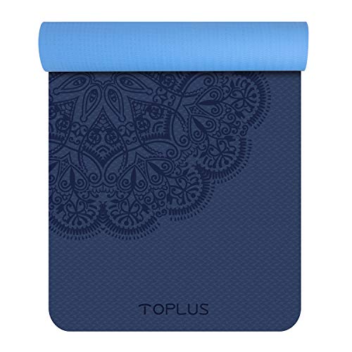 image for TOPLUS Yoga Mat - Classic 1/4 inch Pro Yoga Mat Eco Friendly Non Slip 