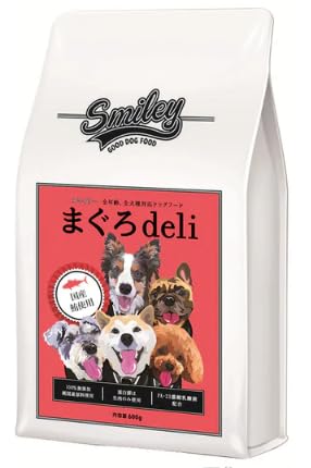 【国産ドッグフード】 無添加 安全 smiley (スマイリー) まぐろ deli 1.5㎏ (500g×3)商品画像
