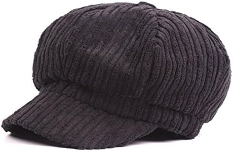 Women Cotton Newsboy Cabbie Peaked Beret Cap Lady Warm Baker Boy Visor Artist Hat