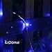 LIDORE Micro LED 20 Blue String Lights with Timer, Battery Operated on 7.87ft Long Silver Color Ultra Thin Copper Wire