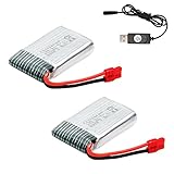 Syma X5HC X5HW RC Quadcopter Drone Spare Part 2PCS 3.7V 500mAh original battery and charger