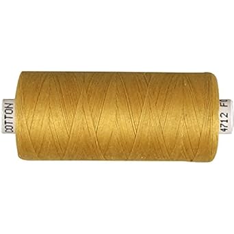 Hilo de coser, dorado, algodón, 1000 m: Amazon.es: Amazon.es