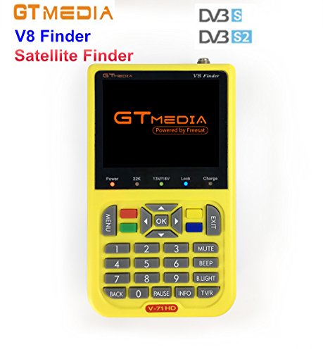 Freesat V8 Finder Digital Satellite Finder DVB-S/DVB-S2 1080P HD MPEG-2/MPEG4 3.5 inch LCD Satellite TV Receiver