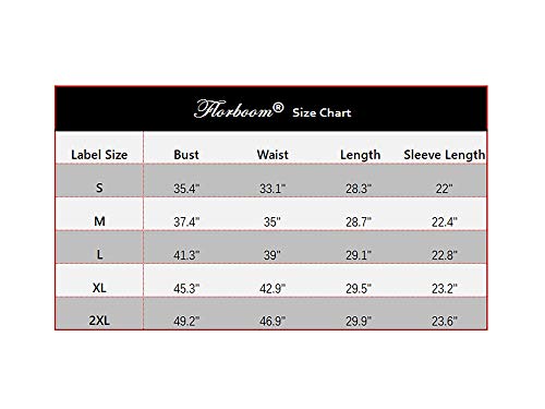 Florboom Womens Long Sleeve Casual T-Shirts Blouse Scoop Neck Tops (Burgundy 2XL)