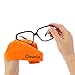 Cleanix Glasses Cleaning Cloth, Microfiber Glasses Cleaning Cloth for Screens & Surfaces, Washable Glass Cleaning Cloth, Set of 10 Glasses Wipes, 6.3 x 5.5 Inches