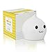 CestMall Waterdrop Silicone LED Night Light for Kids,Multicolor Nursery Cute Lamp, Battery Powered,Tap Control Touch Sensor Nightlight for Baby Children Toddler Infant (A)