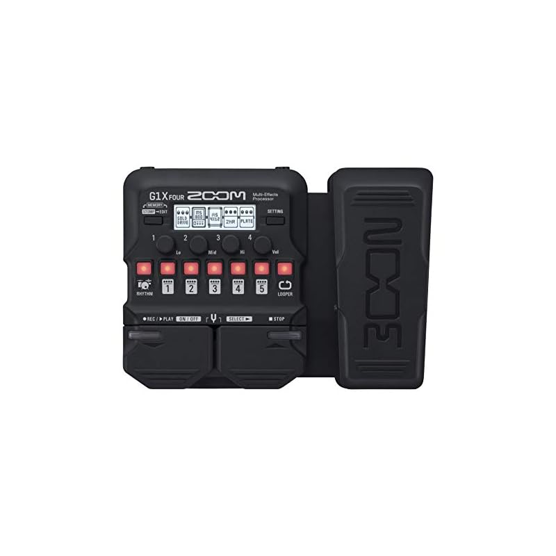 Zoom G1X FOUR Guitar MultiEffects Processor with Expression Pedal