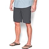 Under Armour Men's Fish Hunter Shorts, Rhino Gray/Black, 36