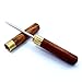 Vcasa Stainless Steel Ice Pick with Wooden Handle Kitchen Tool (Light Brown A)
