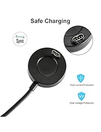 Repuesto para cable de carga Garmin USB, estación de carga con sincronización de datos, compatible con reloj inteligente Garmin Vivoactive 3, Fenix 5, 5S, 5X, Forerunner 935