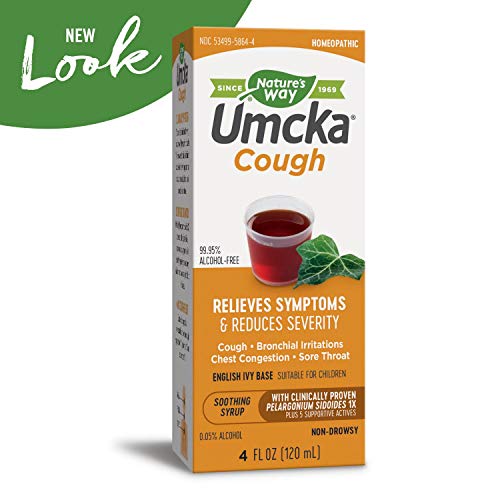 image for Nature's Way Umcka Cough Syrup, Fast-Acting | Non-Drowsy | Homeopathic