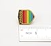Pride Pin LGBTQ Badge Flag Gold Plated Enamel Pin PROUD Gay Community