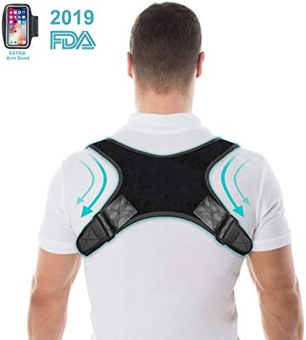 Posture Corrector for Women and Men by Jasain-Best Fully Adjustable Support Back Brace-Posture Support for Upper Back and Neck Pain Relief
