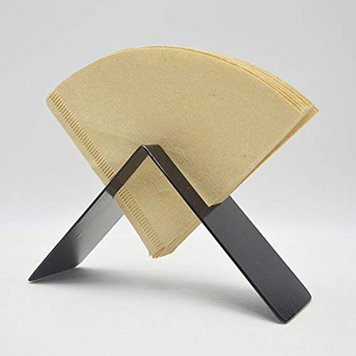 Kaffeefilterhalter Kaffeefilter Halterung Holder Dispenser Papier Filterpapierhalter - Erneuerbare Bambus Fächerförmige… – Bild 3
