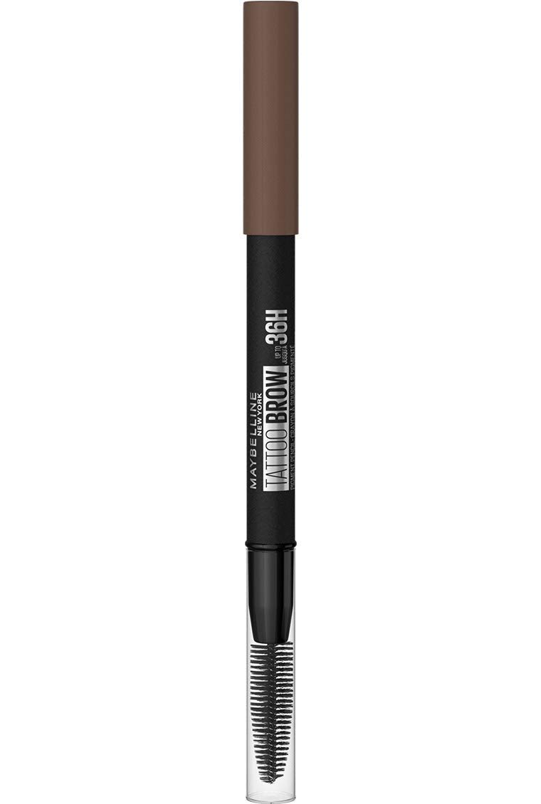 Maybelline New York Tattoo Brow Semi Permanent 36Hr Eyebrow Pencil Longlasting Thicker Fuller Eyebrows Medium Brown 05