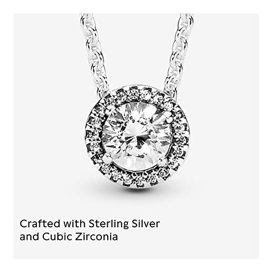 Pandora-Jewelry-Round-Sparkle-Halo-Necklace-in-Sterling-Silver-with-Clear-Cubic-Zirconia-177-IN-45-CM Pandora-Jewelry-Round-Sparkle-Halo-Necklace-in-Sterling-Silver-with-Clear-Cubic-Zirconia-177-IN-45-CM