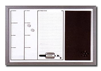 Magnettafel Mit Wochenplaner Tafel Hintergrund Weiss Und