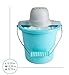 Nostalgia ICMP400BLUE 4-Quart Electric Ice Cream Maker with Easy Carry Handle