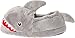 Shark Plush Slippers - Novelty Animal Slippers w/ Foam Support by Silver Lilly