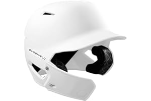 EvoShield XVT™ Matte Batting Helmet Face Shield - White, Left Handed Hitter