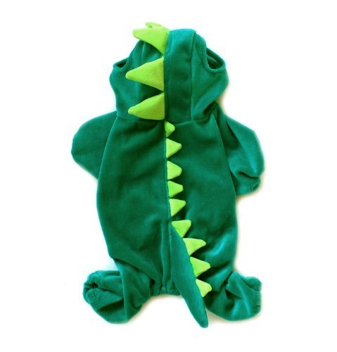 ARJOSA Dogs Cat Pets Jumpsuit Clothes Apparel Raptor Dragon T-Rex Dinosaur Costumes