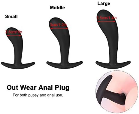Vi-brators Swinging 1Pc Mini Silicone Anus Plug Butt Unisex Sex Bead Stopper Men Women Adult Anus Masturbation Toys 2 Styles M,g Spot