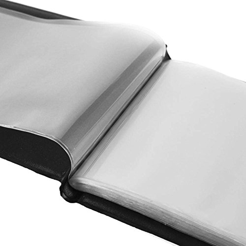 zcccom Banknote Currency Album Paper Money Pocket Holders 20 Pages Commemorative Cash Collectible (King Size)