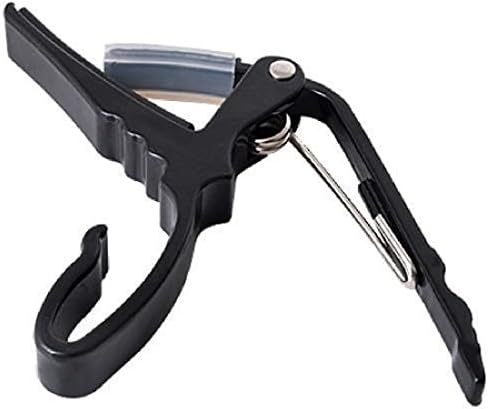 Black Quick Change Durable Folk Acoustic Electric Guitar Trigger Capo Key Clamp Pro Universal