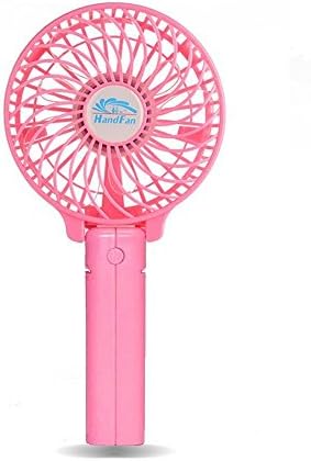 BearsFire Handfan Rechargeable Fans Portable Handheld Mini Fan USB Battery Operated Cooling Fan Electric Personal Fans Foldable Fans with 18650 Battery for Home Desktop Travel and Outdoor (Pink)