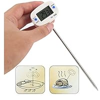 Honmofun Meat Thermometer Food Thermometer Waterproof Digital Meat Thermometer Super Fast Instant Read Thermometer with Calibration and Large Backlit Display