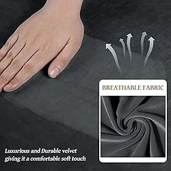WEERRW 4 Pieces Velvet High Stretch Couch Covers
