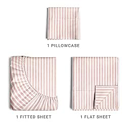 Twin Size 3 Piece Sheet Set - Comfy Breathable