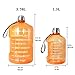 QuiFit 1 Gallon Water Bottle Reusable Leak-Proof Drinking Water Jug for Outdoor Camping Hiking BPA Free Plastic Sports Bottle(Orange)