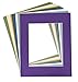 Golden State Art, Pack of 10, Acid-Free 16x20 Mixed Colors Pre-Cut Picture Mats for 11x14 Photos with White Core Bevel Cut Frame Mattes