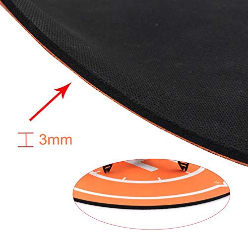 Feleph Drone Landing Pad Mini Aircraft Landing Mat 9.85inch Windproof