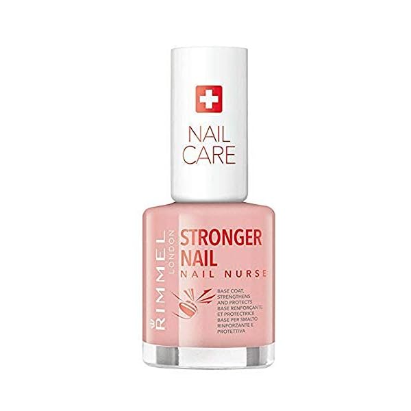Rimmel-London-Nail-Nurse-Stronger-Nail-Polish-Base-Coat-Transparent-12-ml Rimmel London Nail Nurse Stronger Nail Polish, 12ml