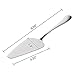 RETON 10 Pcs Stainless Steel Pie/Cake/Pizza Server Holder, Mirror Finished and One Side with Fine Serrated Edge (10 Pcs, Serrated Edge)