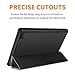 All-New Fire 7 Tablet Case, DTTO Ultra Slim Cover Case for All-New Fire 7 Tablet (7th Generation, 2017 Release), Anti-Scratch Trifold Cover, Full Protection, Black