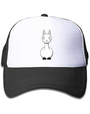 Simple Llama Youth Toddler Mesh Hats Boy and Girls Baseball Trucker Caps