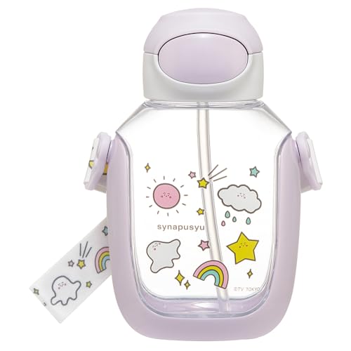 スケーター(Skater) 水筒 ストロー付き 530ml ストロー水筒 ワンプッシュ 子供用 シナぷしゅ PDSH6DX-A