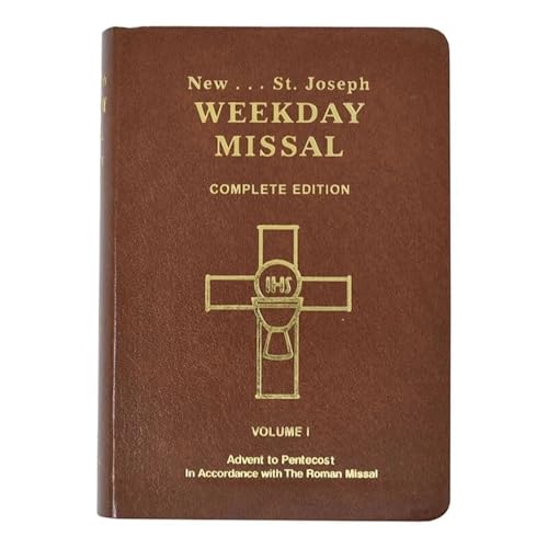 Autom Catholic Service Book - Saint Joseph Weekday Missal Vol 1, 4.25" x 6.33",…