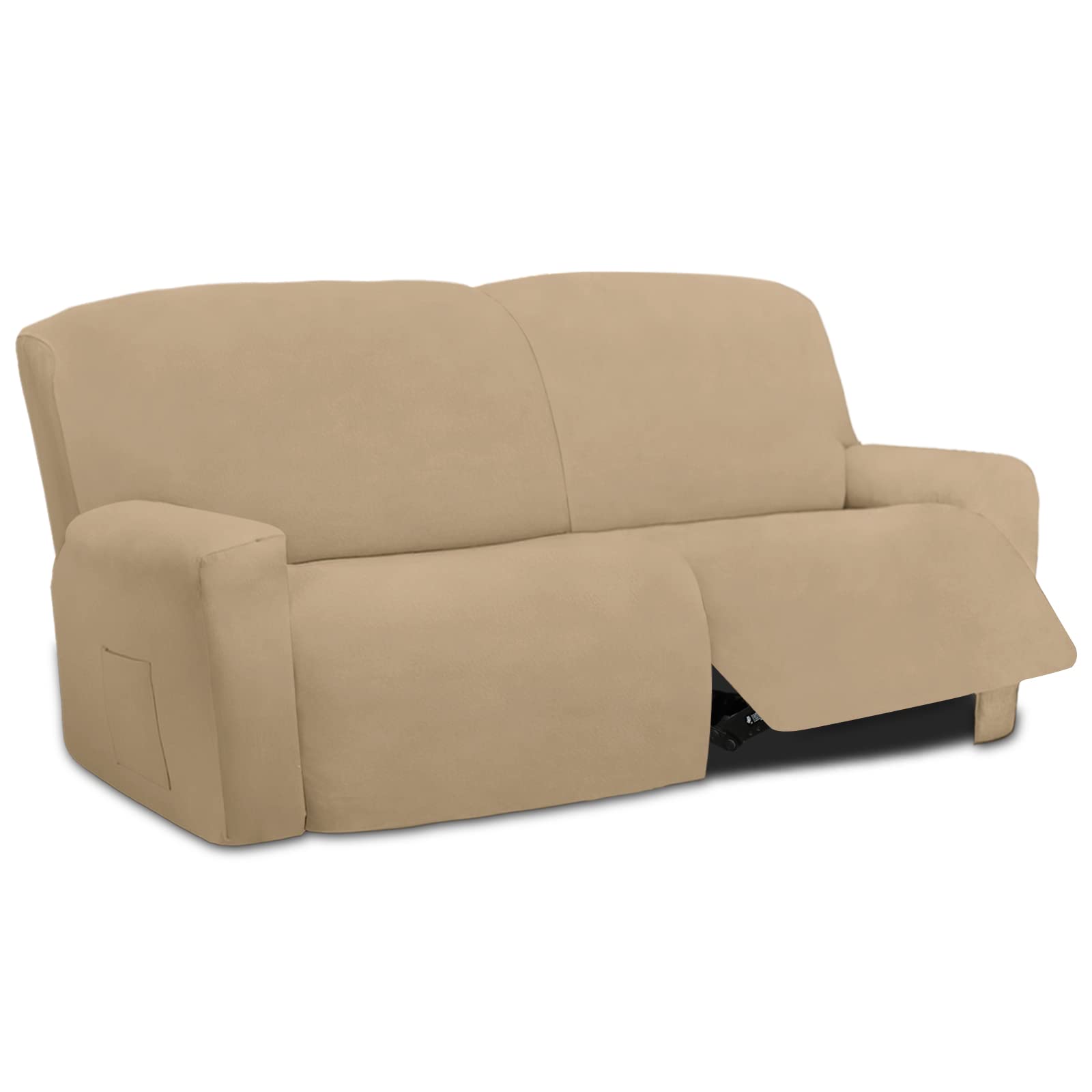 Easy-Going Oversized 6 Pieces Microfiber Stretch