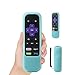 Protective Case for Roku Express HD/Express+,Roku 2 (4210R),Roku LT,Premiere,RC83,Streaming Stick RC41,3800RT,TCL TV R655 Remote Case Light Weight Shock Proof Silicone Remote Cover(Glow in Dark Blue)